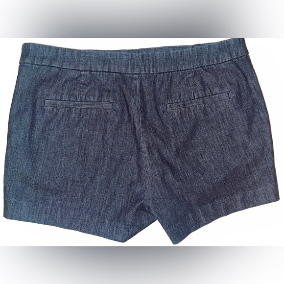 Banana Republic Women's Chambray Sailor Shorts Dark Blue Size 31/12 - Picture 3 of 6